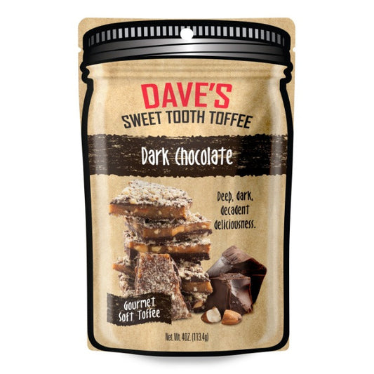 Dark Chocolate Toffee - 4 oz. - Toffee