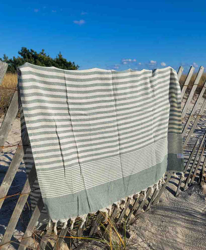 Bora Peshtemal - Dark Green - Towels