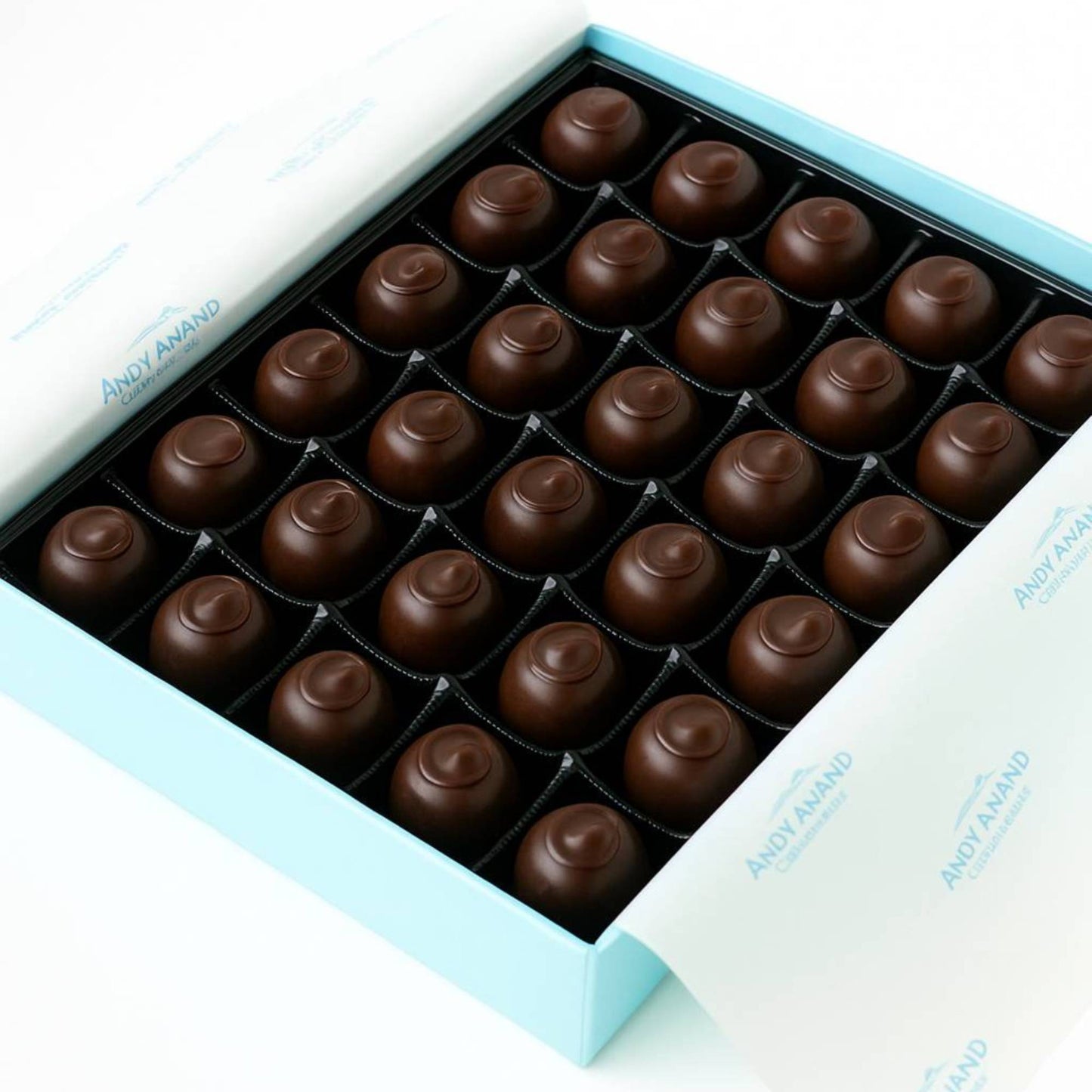 Andy Anand Belgian Dark Chocolate Cherry Cordials, 48 pc – Vegan Gift Box, Rich Liquid Center, 60% Cocoa Butter, Birthday & Valentine's Gift - - Food & Beverages > Desserts & Sweets > Chocolate