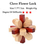3D Wooden Brain Teaser Game - Kia Day Design