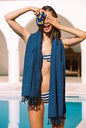 Santorini • Sand Free Beach Towel - - Beach Towels