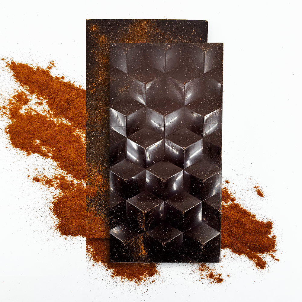 Handcrafted Chocolate Bars - Aztec (Spicy) - Dark -