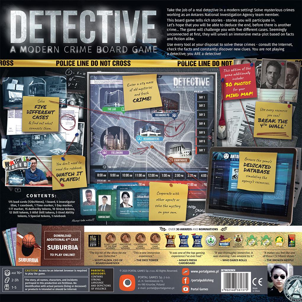 Detective: A Modern Crime Board Game - - Board Game
