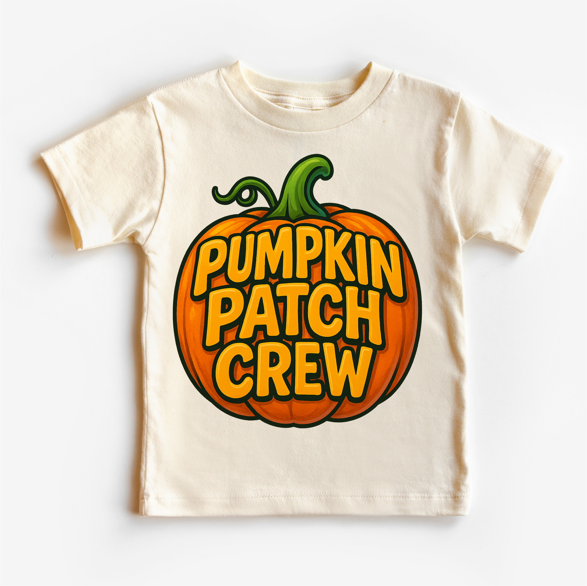 Pumpkin Patch Crew Fall Halloween Shirt - Pumpkin Patch Tee - Natural Short Sleeve Tee - shirts