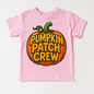 Pumpkin Patch Crew Fall Halloween Shirt - Pumpkin Patch Tee - Pink Short Sleeve Tee - shirts