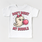 Don't Burst My Bubble Ghost Halloween Shirt - Halloween Tee - White Short Sleeve Tee - shirts