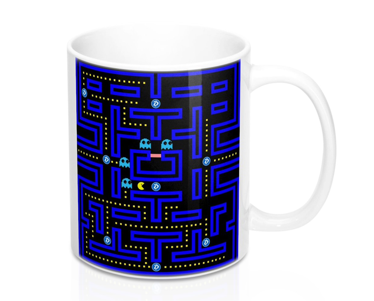 DigiByte Pac-Man Mug- The Crypto Merchant- {{Product type}}