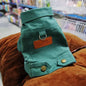 Spring Dog Denim Coat Green Medium