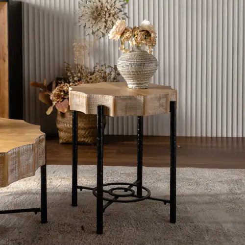 Cedar Coffee Table Set - 2 Piece Set Kia Day Design