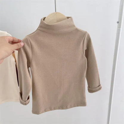 Kids Turtleneck Shirt Khaki 3-4years