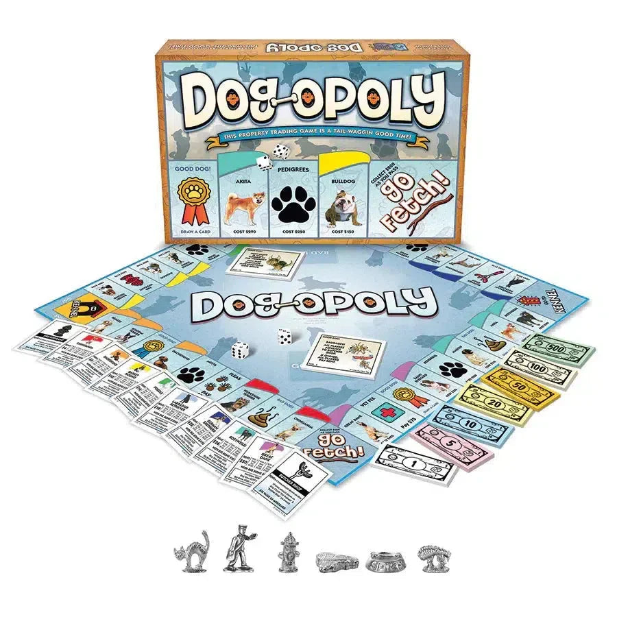 Dog-Opoly Board Game Outset - - Game