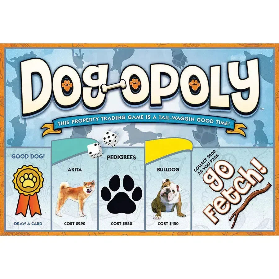 Dog-Opoly Board Game Outset - - Game