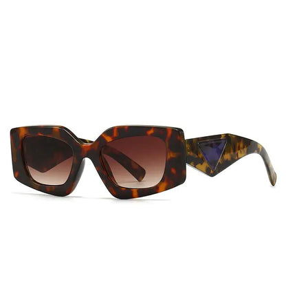 Retro Rectangular Cat Eye Sunglasses - Kia Day Design