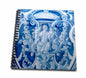 3dRose Blue and White Delft Dutch Vintage Art Cupid Angels Crowning... - Drawing Books (db-371800) - - Drawing Book