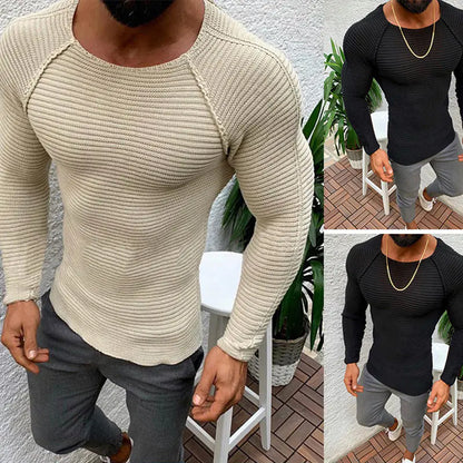 Men's Slim Fit Knit Sweater - Kia Day Design