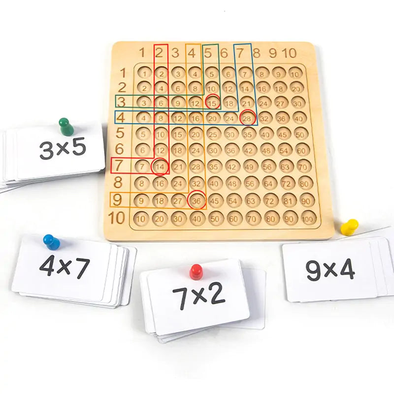 Wooden Montessori Math Board