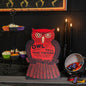 Retro Vintage Owl Fortune Halloween Dummy Board - - Decor