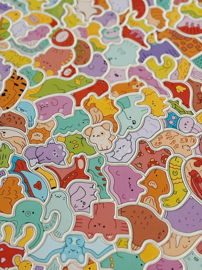 Kawaii Creatures Cute Cluster Puzzle (signed) - -