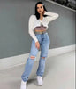 Women's Loose Fit Jeans - Kia Day Design