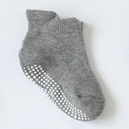 Anti-Slip Toddler Ankle Socks grey 6 to 12 Months