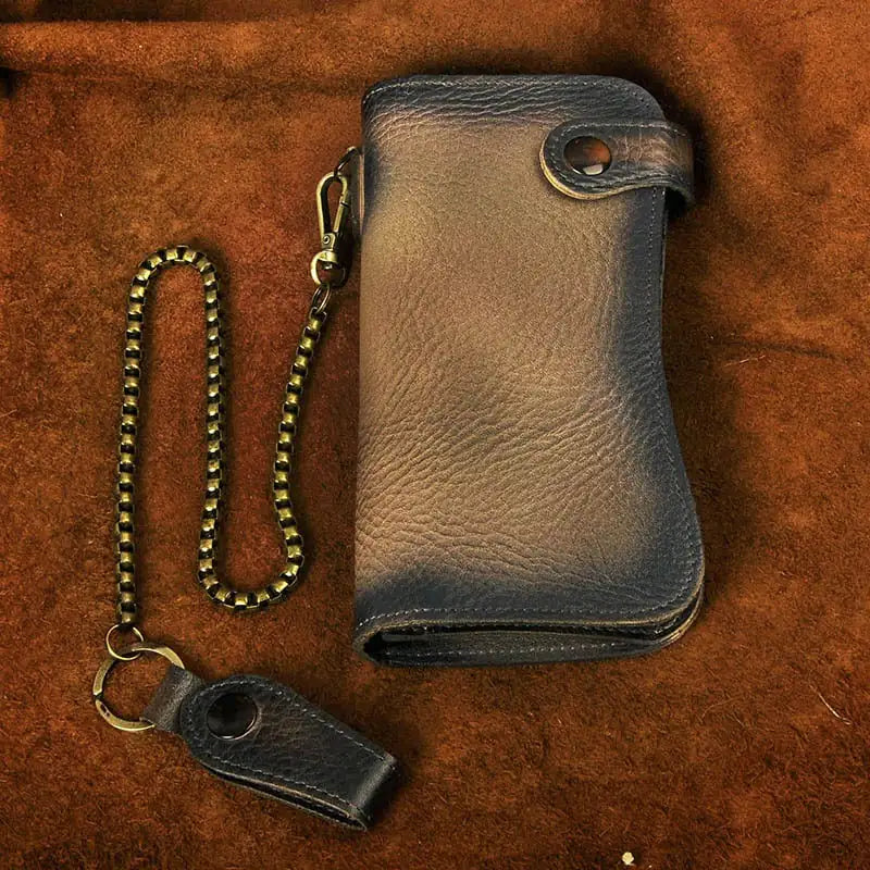 Genuine Leather Dragon-Tiger Wallet