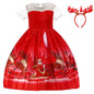 Girls Christmas Dress red 9T