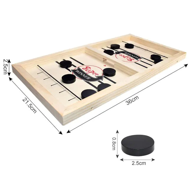 Table Hockey Fast Sling Puck Board Game