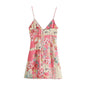 Women's Slim Fit Printed Slip Dress