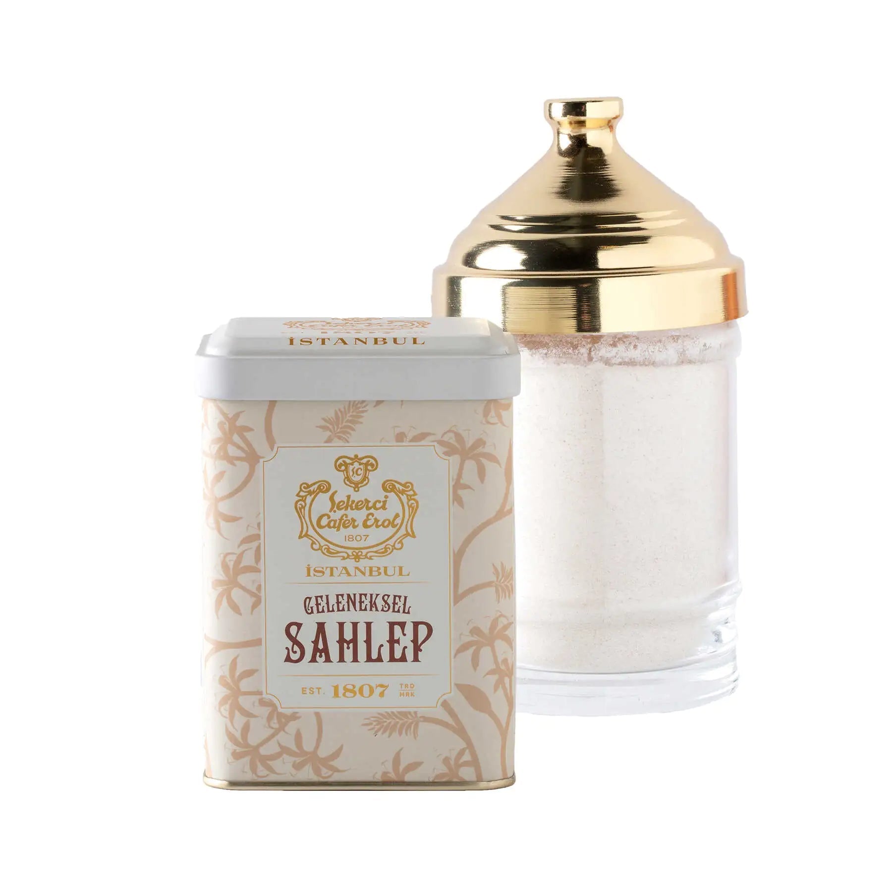 Cafer Erol Sahlep Retro Tin Box 150 g - Kia Day Design