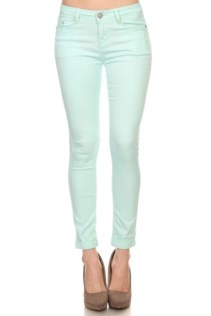 Classic Push Up Skinny Jeans - - Pants