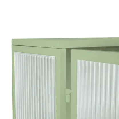Green Glass Door Two-door Wall Cabinet - Kia Day Design