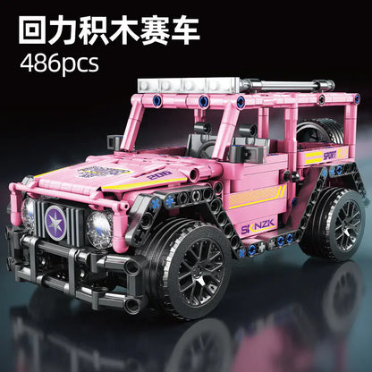 Off-Road Racing Car Building Kit Compatible with LEGO