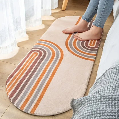 Oval Imitation Cashmere Carpet - Kia Day Design