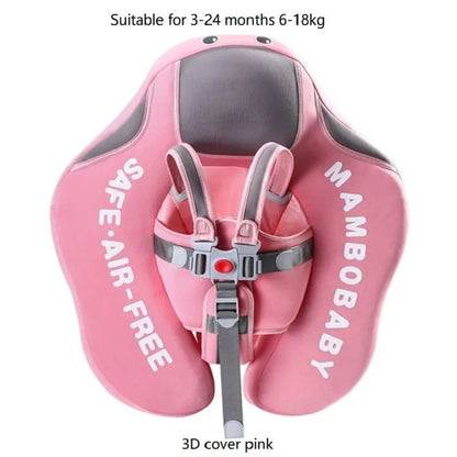 Non Inflatable Baby Float 3D Climb Pink