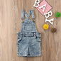 Unisex Denim Overalls Blue One Size