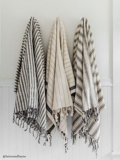 Drama Santuklu Cotton Linen Towel - - Towels