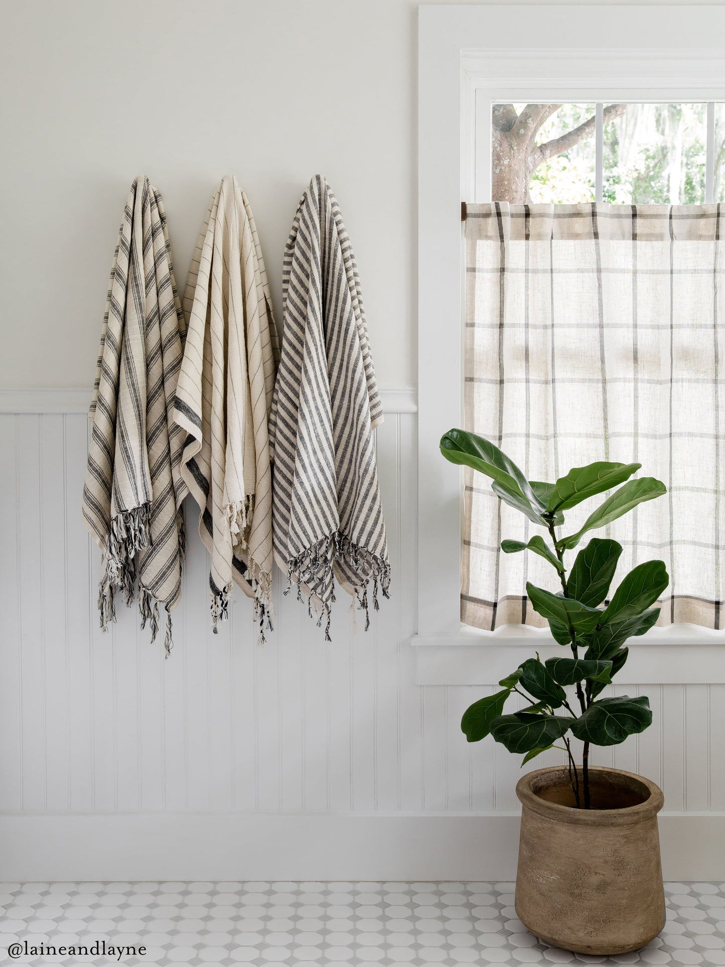 Drama Santuklu Cotton Linen Towel - - Towels