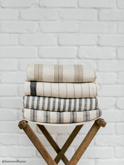 Ciragan Cotton Linen Towel - - Towels