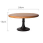 Wooden Cake Stand with Solid Wood Tray Kia Day Design