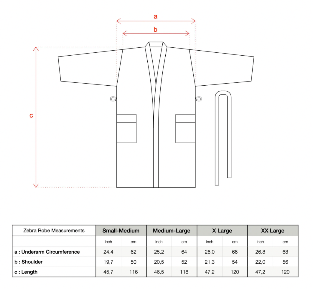 Zebra Robe - - Robes