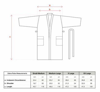 Zebra Robe - - Robes