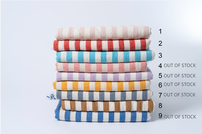 Girit Cotton Linen Towel Set - - Towels