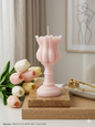 Tulip Candle | Chic Home Decor - Pale Pink - candles
