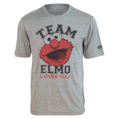 Sesame Street TEAM ELMO "Loves You!" Tech Shirt (S, M, L, XL, 2XL)- Triathlete Store- {{Product type}}