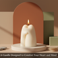 Emotional Support Candle | Comfort & Calm - White - candles