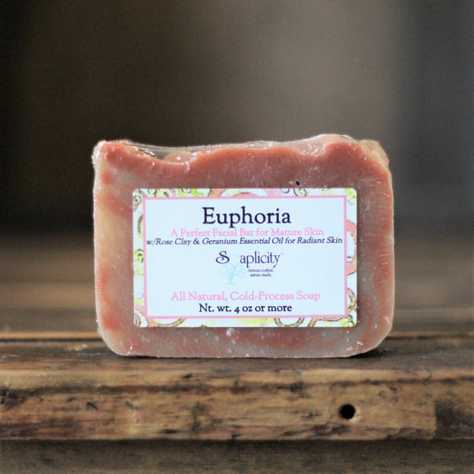 Euphoria Facial Soap Bar for Mature Skin - - Soap Bar