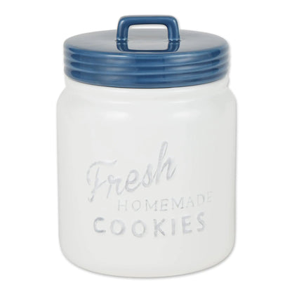 DII Blue Kitchen Accessories Collection Ceramic Cookie Jar
