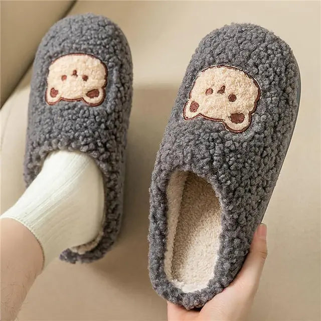 Fluffy Cute Animal Slippers