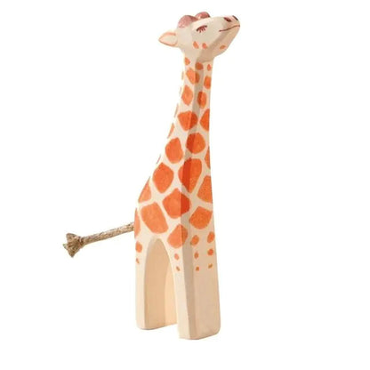 Wooden Animal Figures Elephant Lion Giraffe - Kia Day Design