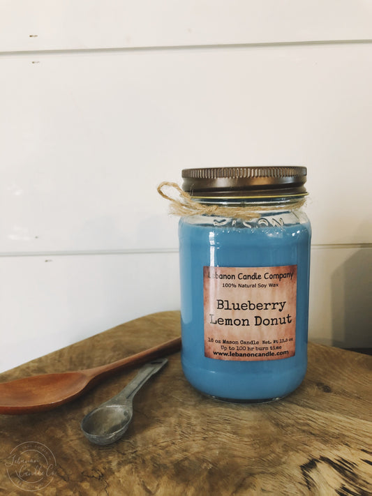 Blueberry Lemon Donut Candle - - Candles & Melts
